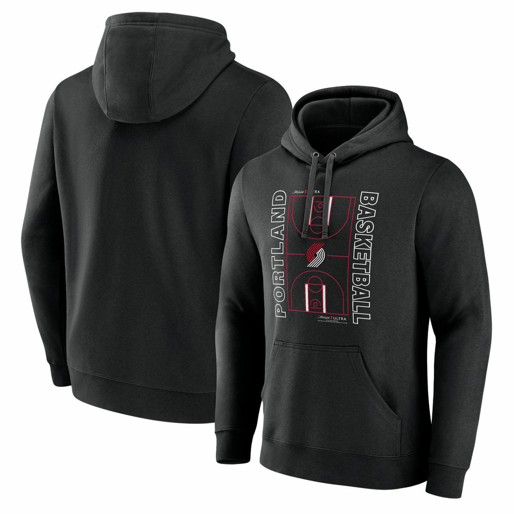 Portland Trail Blazers Michelob Ultra Full Court Pullover Hoodie - Black