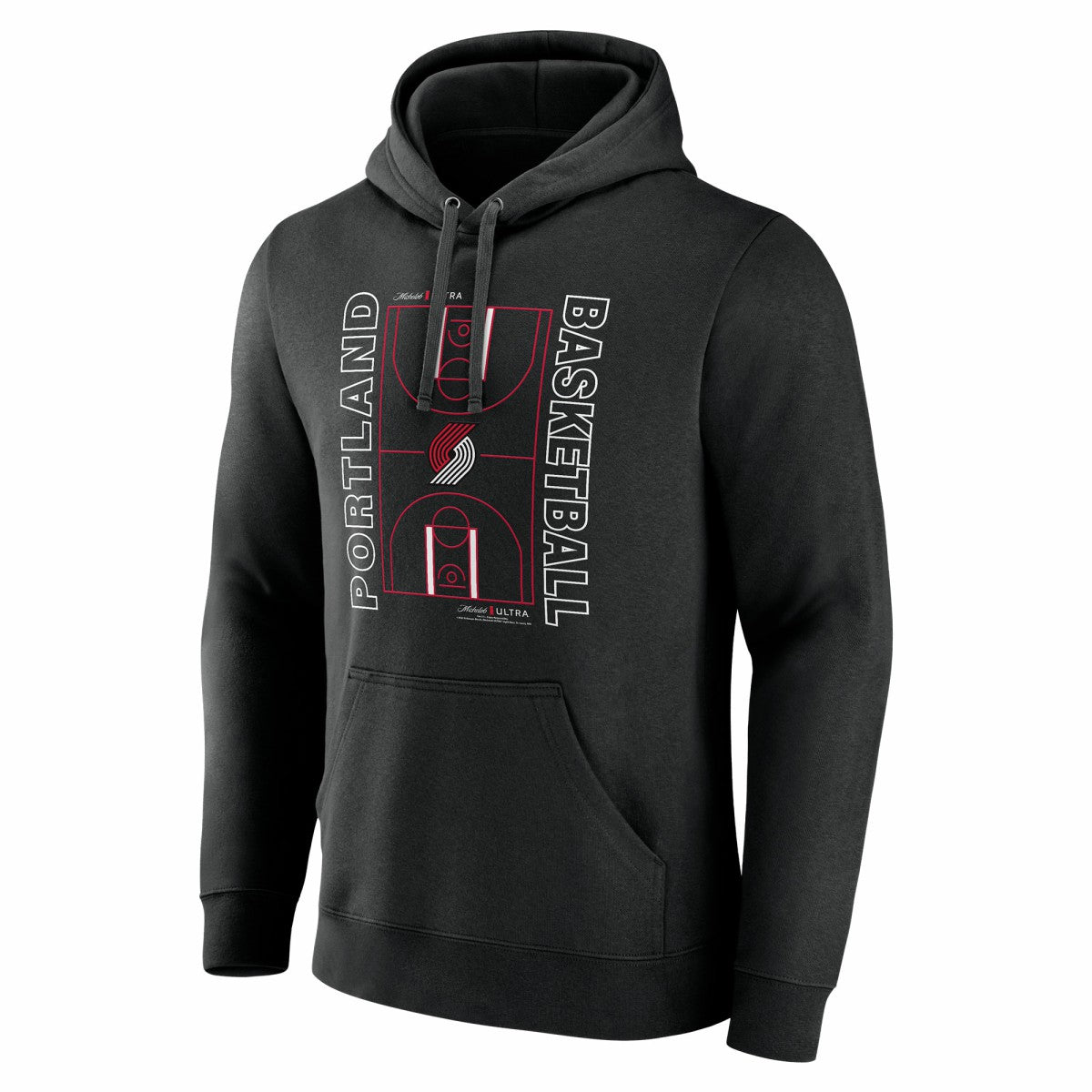 Portland Trail Blazers Michelob Ultra Full Court Pullover Hoodie - Black