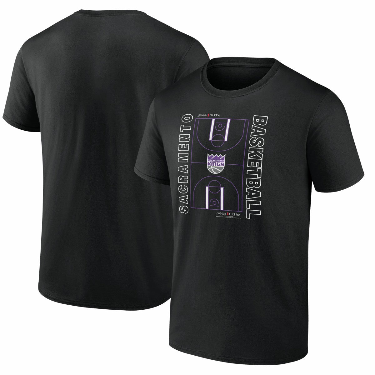 Sacramento Kings Michelob Ultra Full Court T-Shirt - Black