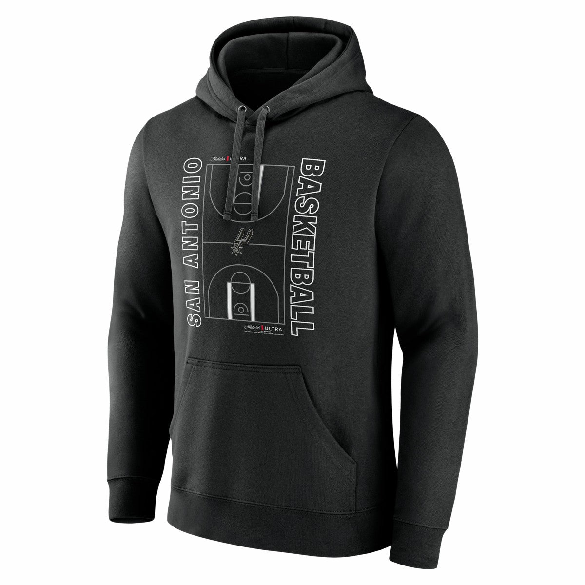 San Antonio Spurs Michelob Ultra Full Court Pullover Hoodie - Black