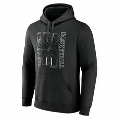 San Antonio Spurs Michelob Ultra Full Court Pullover Hoodie - Black