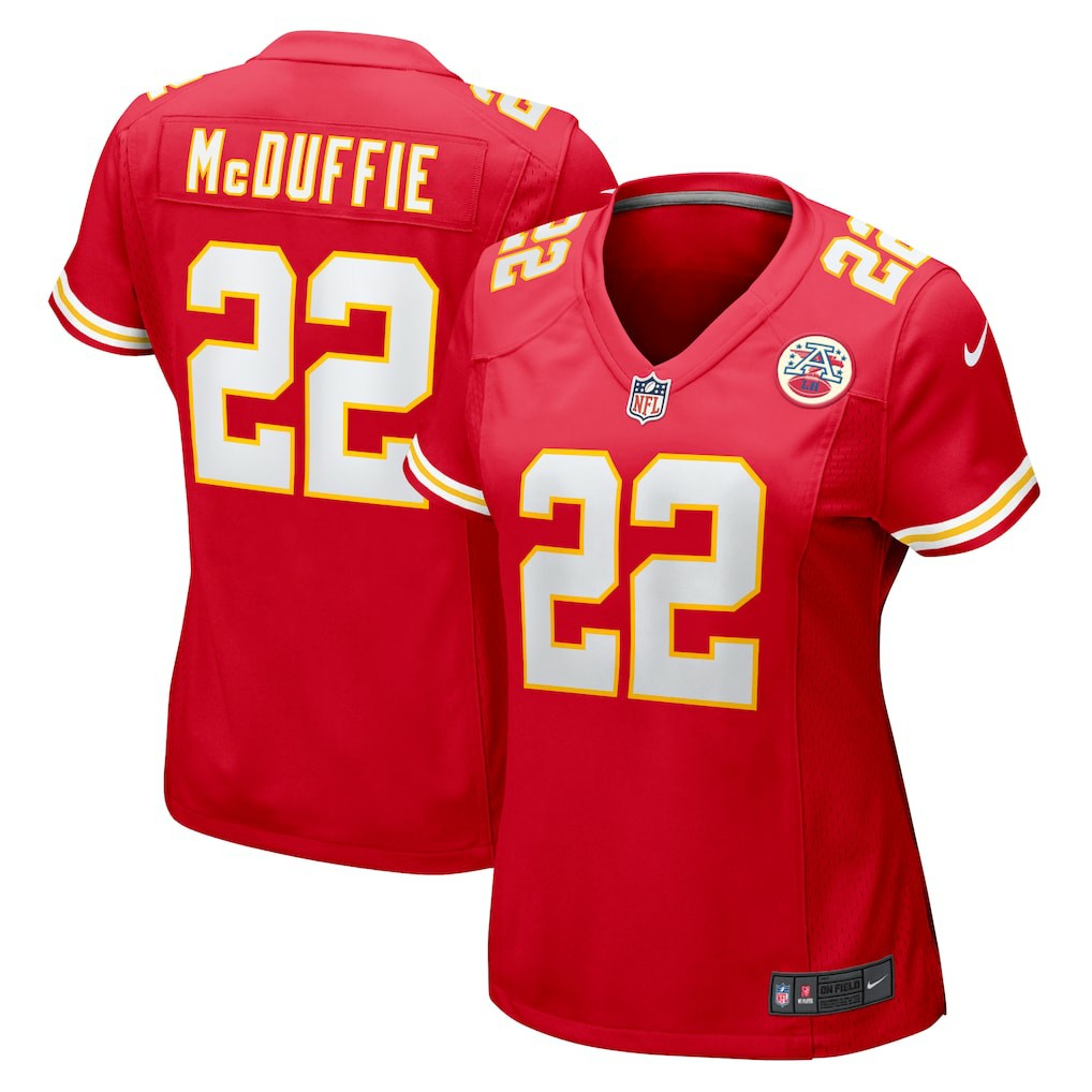 Nike Trent McDuffie Kansas City Chiefs Women's Game Jersey Red
