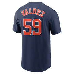 Framber Valdez Houston Astros Nike Fuse Name & Number T-Shirt - Navy - Nike on Sale