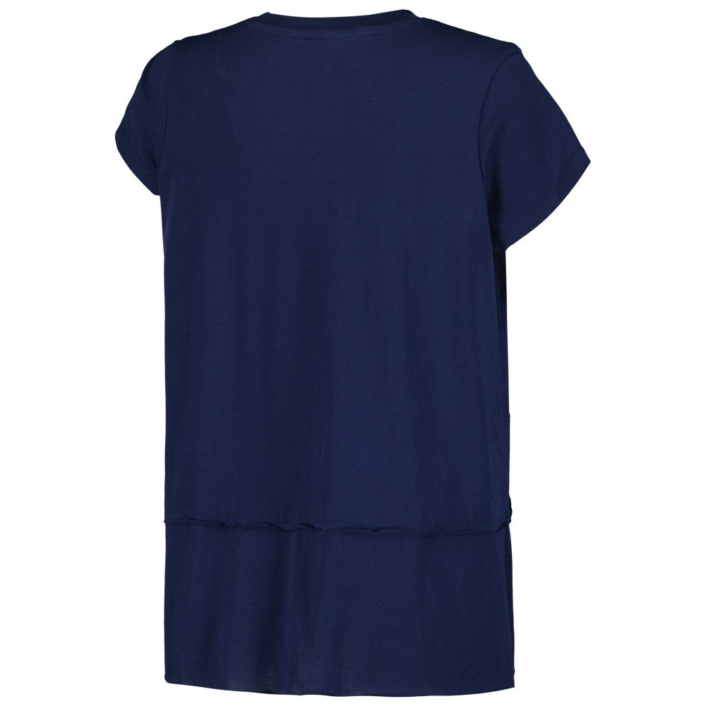 Milwaukee Brewers G-III 4Her by Carl Banks Women's Cheer Fashion T-Shirt - Navy - MLB Online