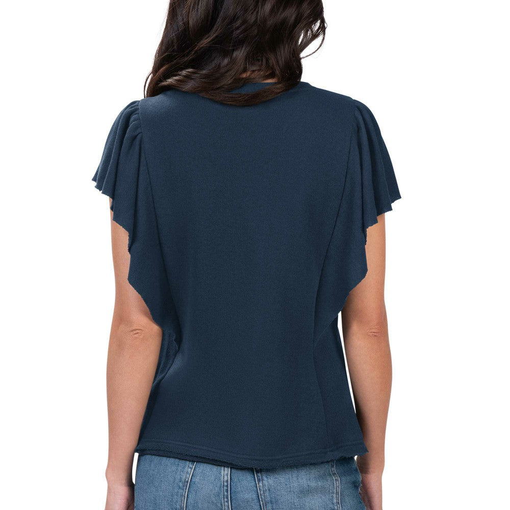 Minnesota Twins G-III 4Her by Carl Banks Women's Crowd Wave T-Shirt - Navy - MLB Sale