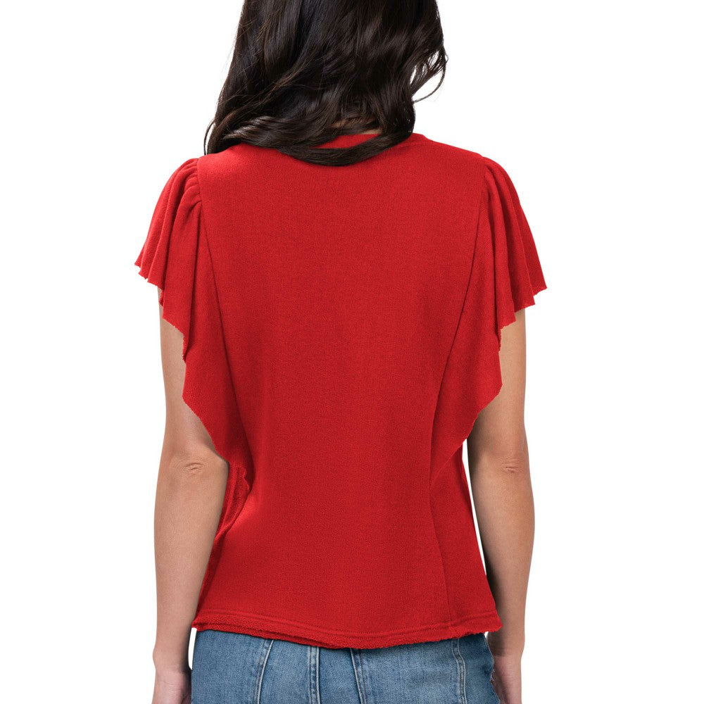 St. Louis Cardinals G-III 4Her by Carl Banks Women's Crowd Wave T-Shirt - Red - MLB Sale