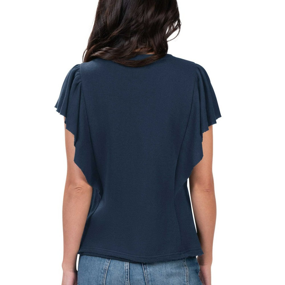 Atlanta Braves G-III 4Her by Carl Banks Women's Crowd Wave T-Shirt - Navy - MLB Discount