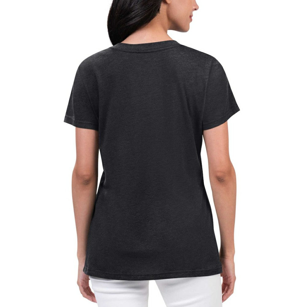 Chicago White Sox G-III 4Her by Carl Banks Women's Key Move V-Neck T-Shirt - Black - MLB Lifestyle