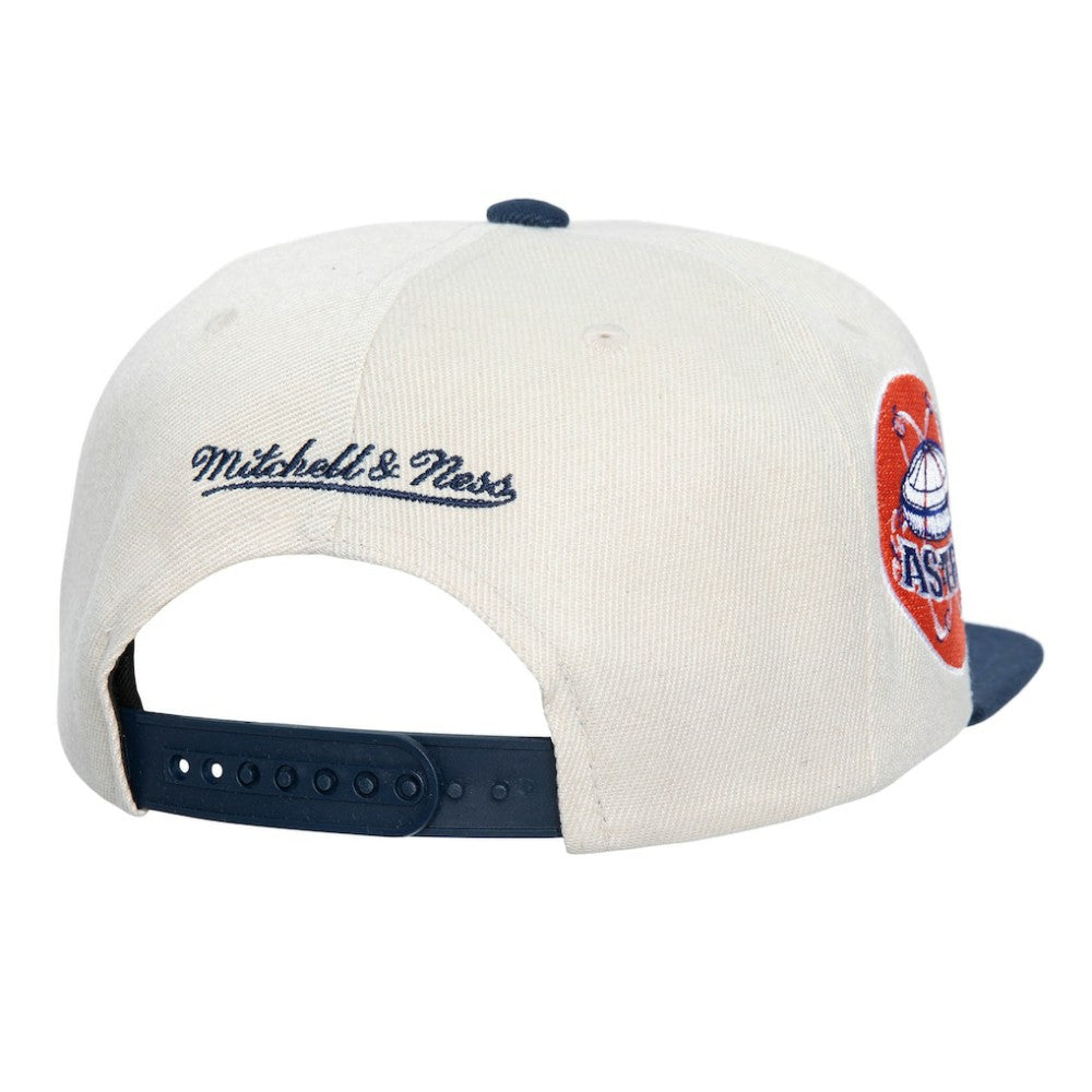 Houston Astros Mitchell & Ness Cooperstown Collection Speed Zone Snapback Hat - Cream - Mitchell & Ness Discount