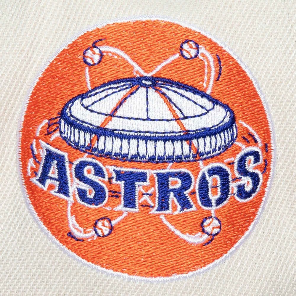 Houston Astros Mitchell & Ness Cooperstown Collection Speed Zone Snapback Hat - Cream - Mitchell & Ness Discount