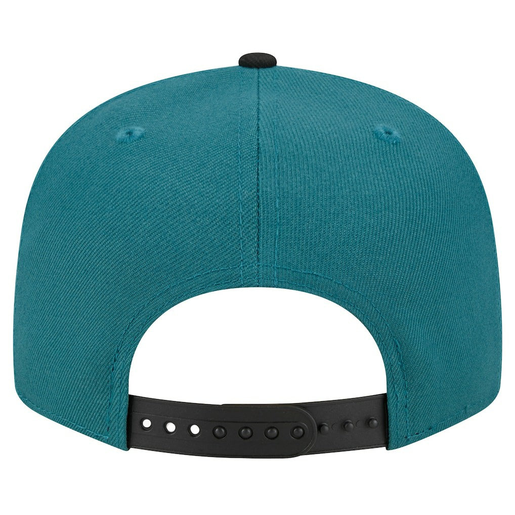 Philadelphia Eagles New Era Team Establish 9FIFTY Snapback Hat Midnight Green/Black