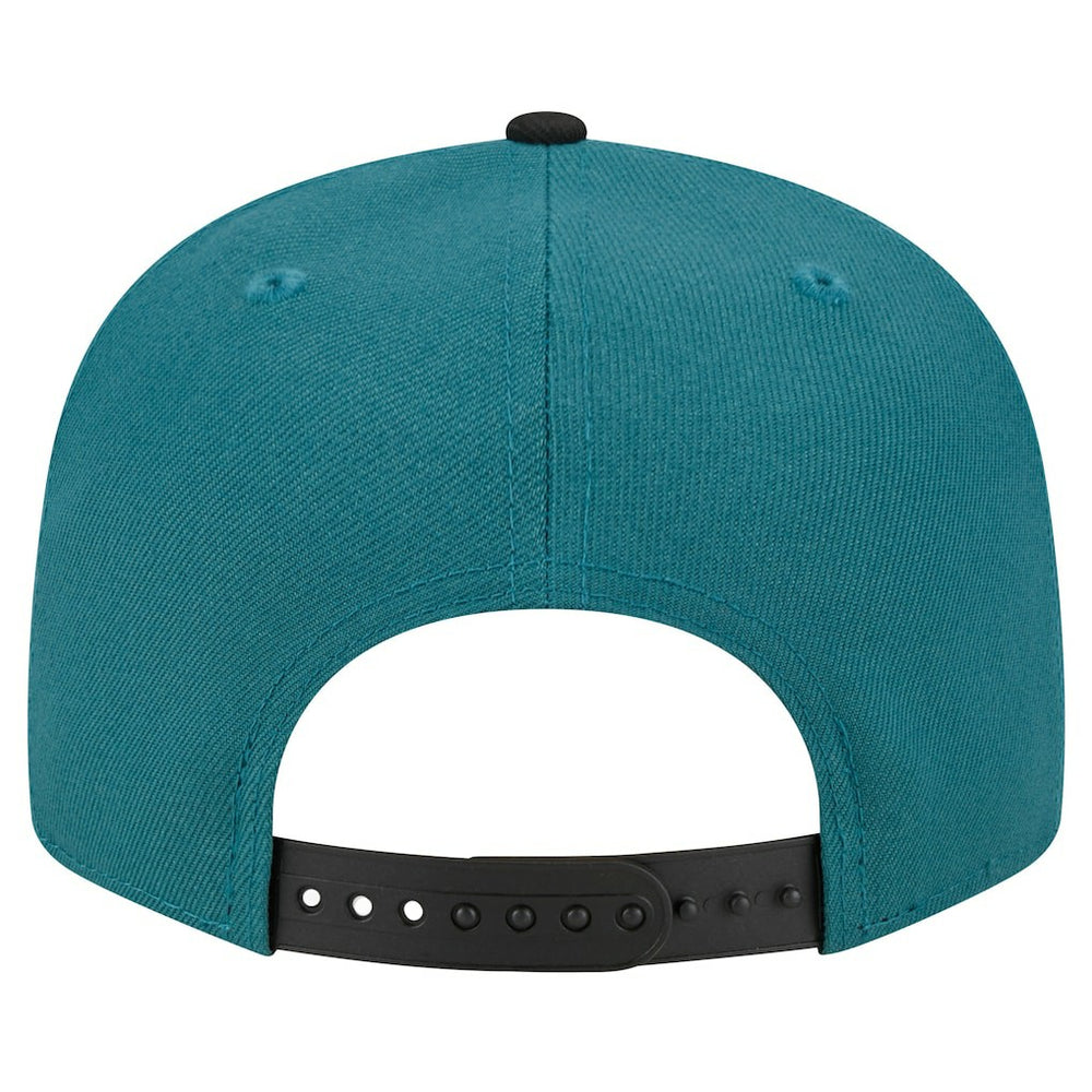 Philadelphia Eagles New Era Team Establish 9FIFTY Snapback Hat Midnight Green/Black