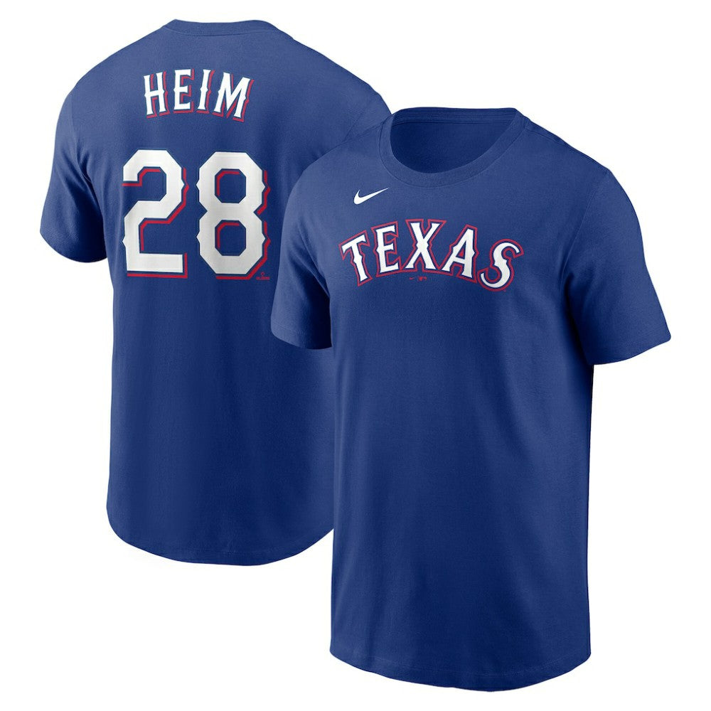 Jonah Heim Texas Rangers Nike Youth Name & Number T-Shirt - Royal - Nike on Sale