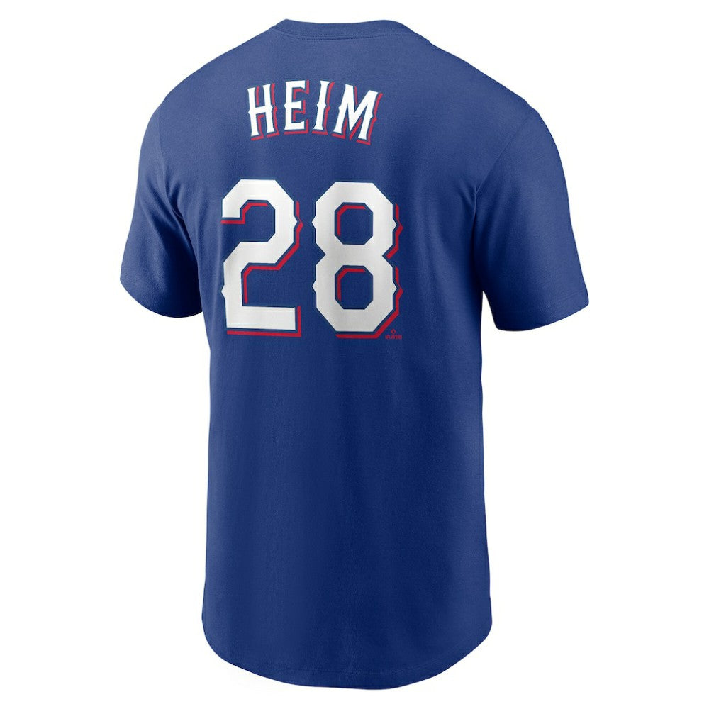 Jonah Heim Texas Rangers Nike Youth Name & Number T-Shirt - Royal - Nike on Sale