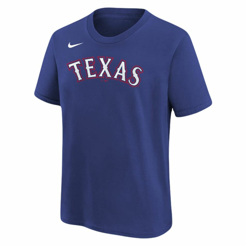 Josh Jung Texas Rangers Nike Youth Name & Number T-Shirt - Royal - Nike on Sale