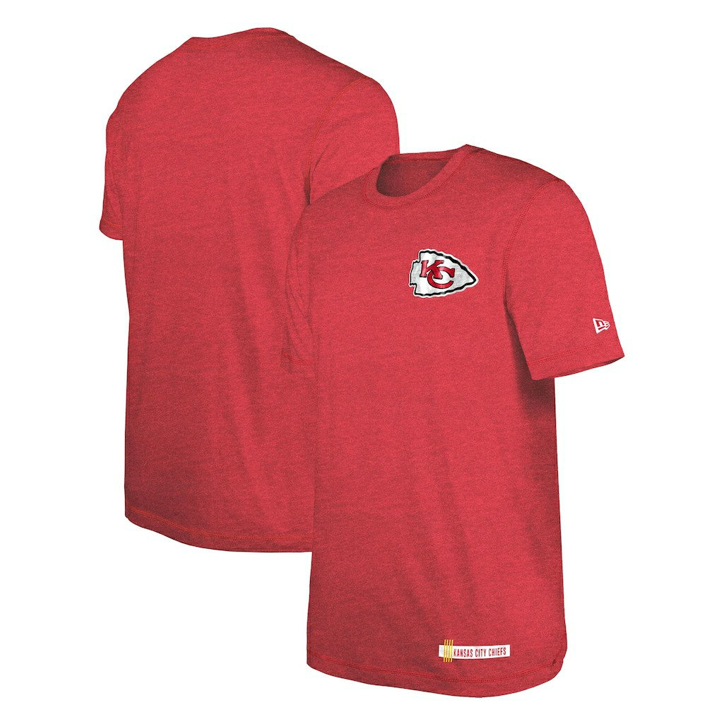 Kansas City Chiefs New Era 2024 NFL Training Camp T-Shirt Heather Red