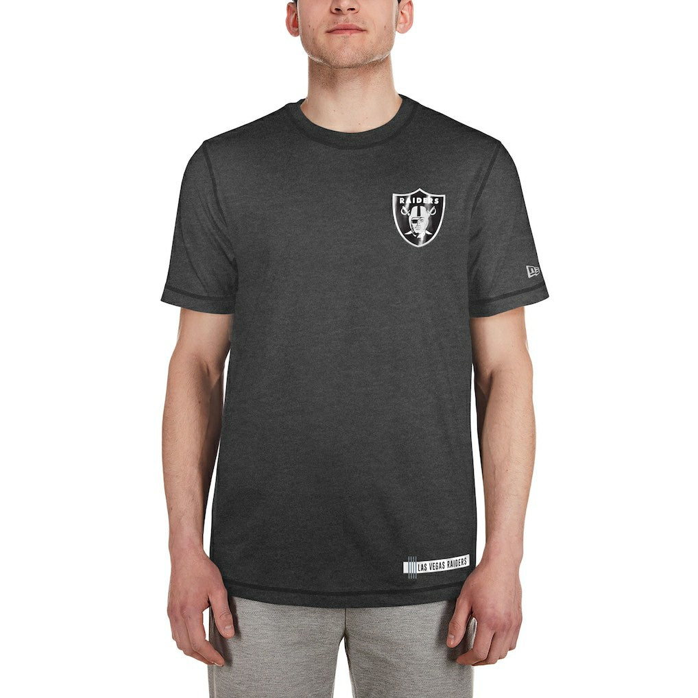 Las Vegas Raiders New Era 2024 NFL Training Camp T-Shirt Heather Black