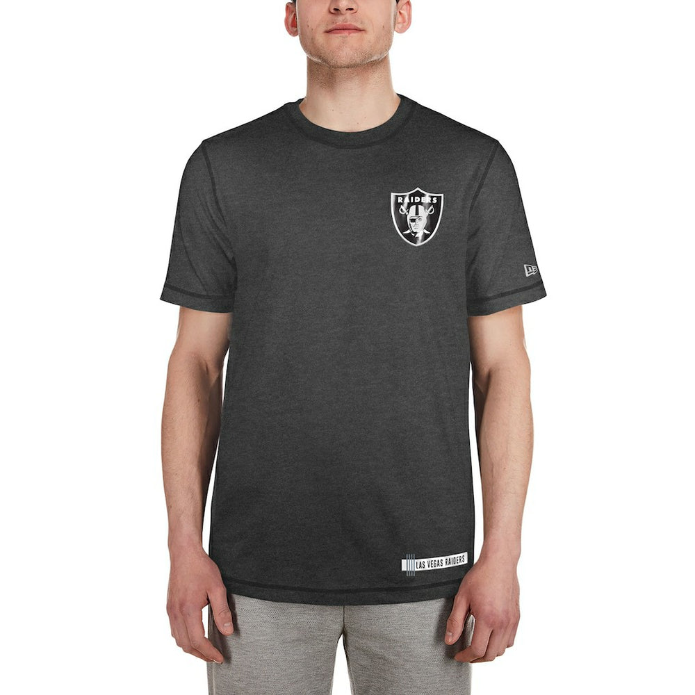 Las Vegas Raiders New Era 2024 NFL Training Camp T-Shirt Heather Black