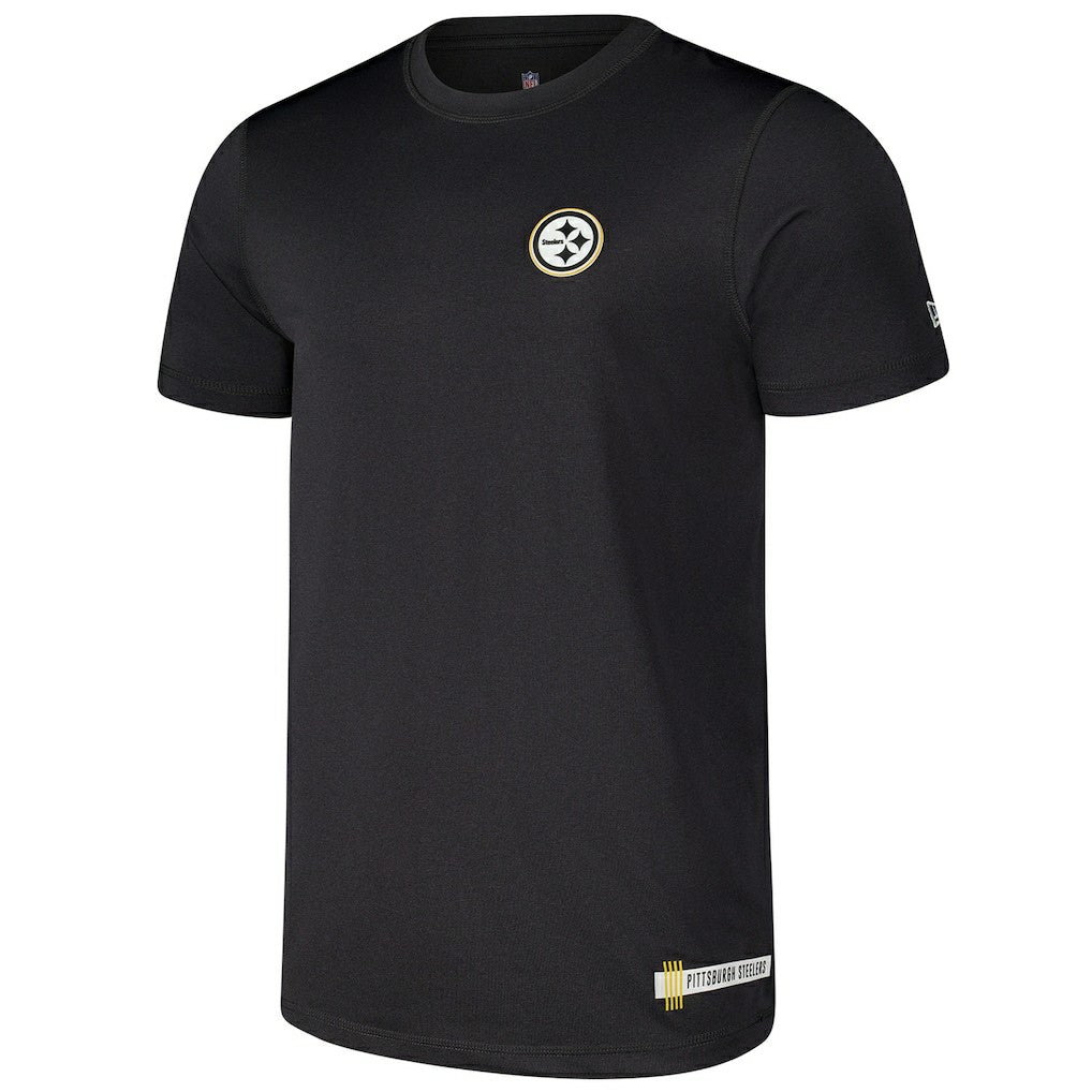Pittsburgh Steelers New Era 2024 NFL Training Camp T-Shirt Heather Black