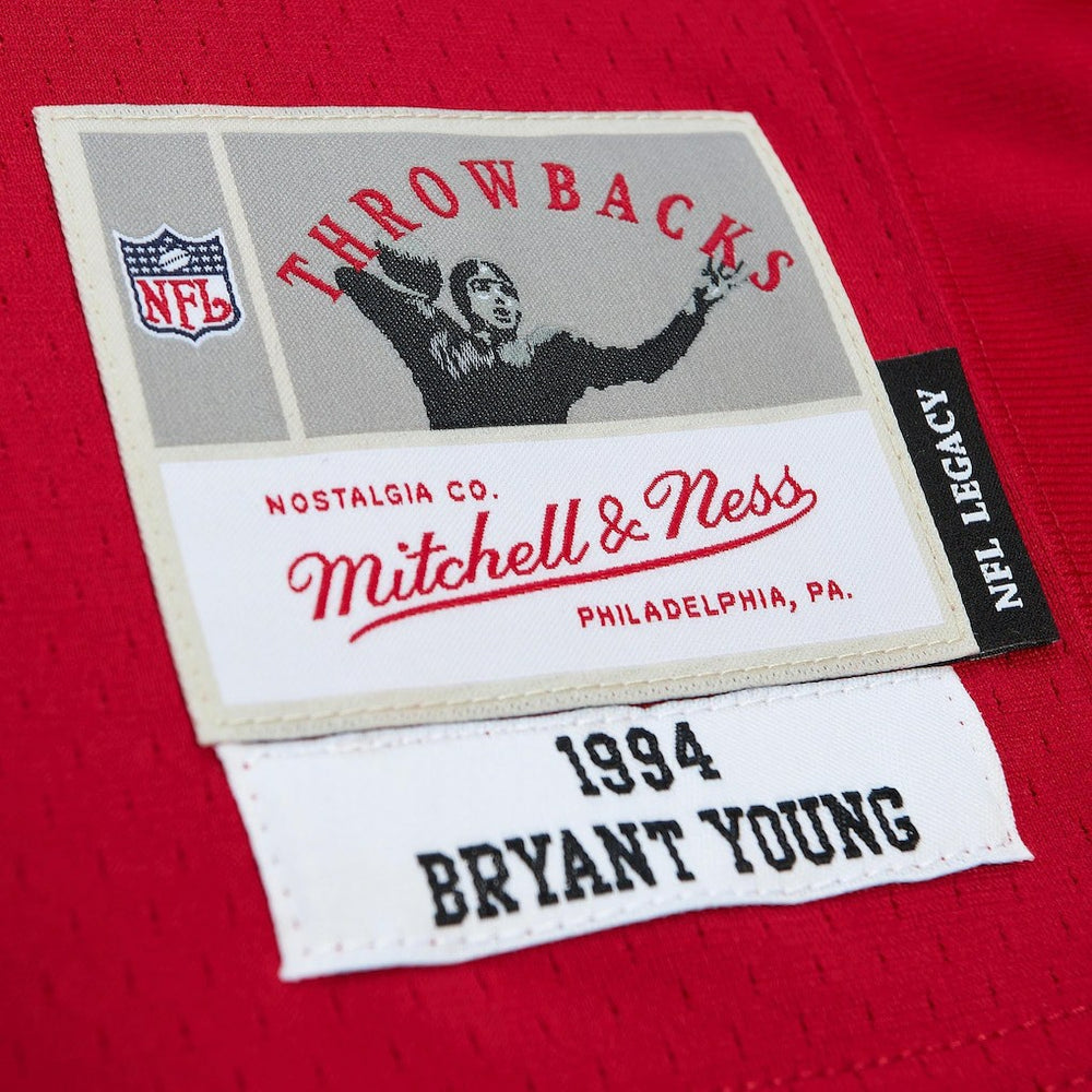 Mitchell & Ness Bryant Young San Francisco 49ers Legacy Replica Jersey Scarlet