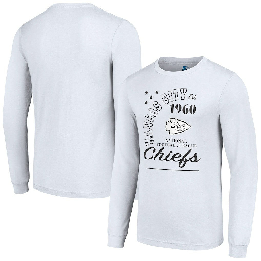 Kansas City Chiefs Starter Arch City Long Sleeve T-Shirt White
