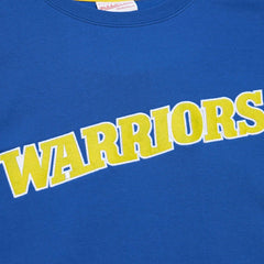 Golden State Warriors Hardwood Classics There and Back Pullover Sweatshirt for sale Royal | Mitchell & Ness Lifestyle