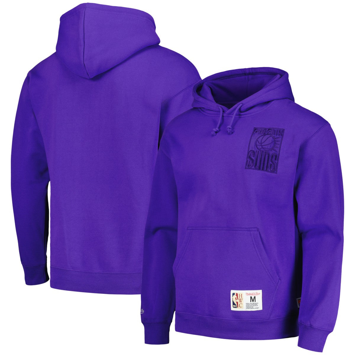Phoenix Suns Hardwood Classics Tonal Pullover Hoodie Purple | Mitchell & Ness Near Me