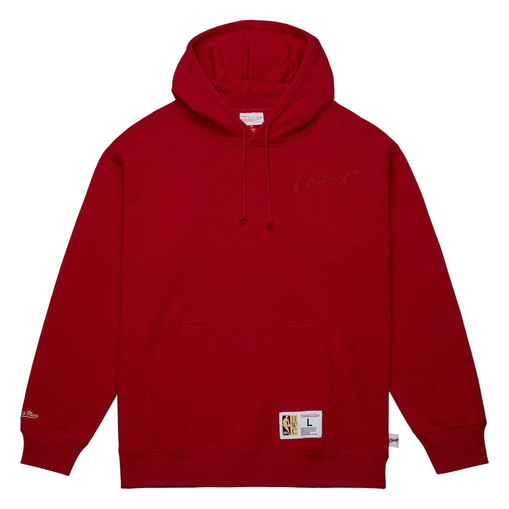 Chicago Bulls Hardwood Classics Tonal Pullover Hoodie for sale Red | Mitchell & Ness for sale