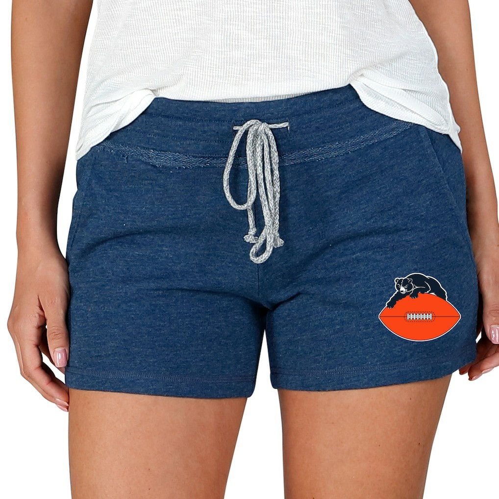 Chicago Bears Concepts Sport Women's Mainstream Terry Lounge Shorts Navy