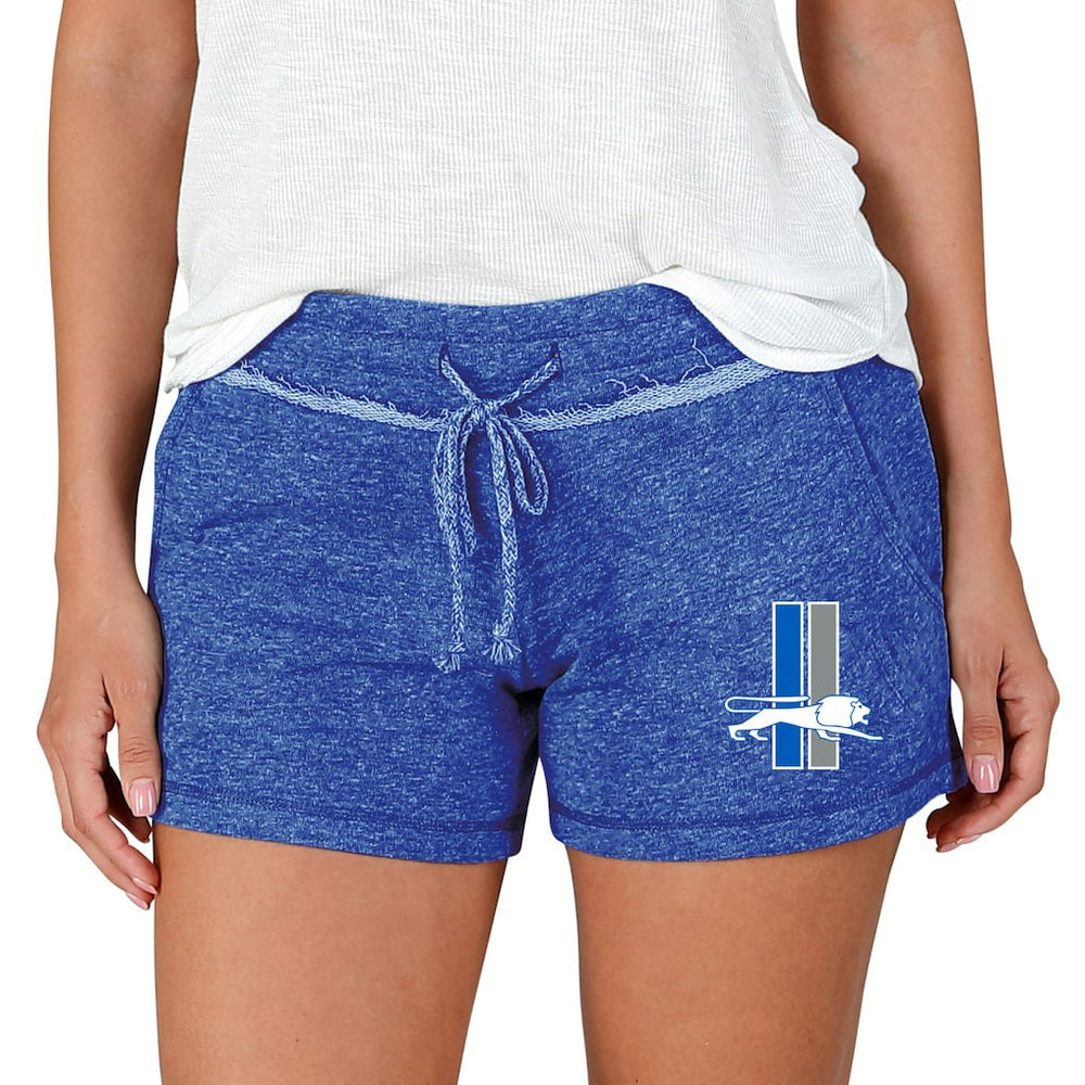 Detroit Lions Concepts Sport Women's Mainstream Terry Lounge Shorts Blue