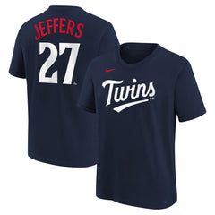 Ryan Jeffers Minnesota Twins Nike Youth Name & Number T-Shirt - Navy - Nike Discount