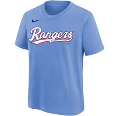 Jose Leclerc Texas Rangers Nike Youth Name & Number T-Shirt - Light Blue - Nike Discount