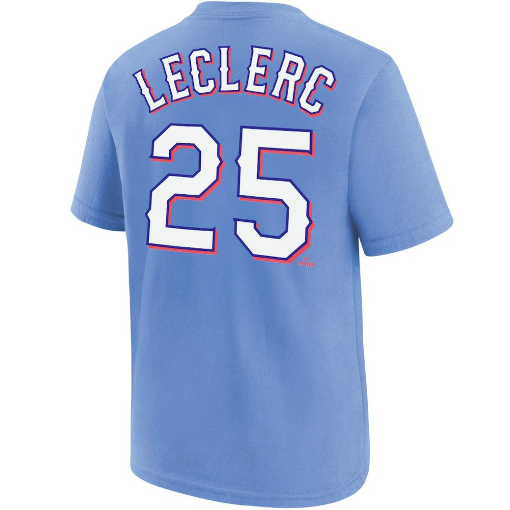 Jose Leclerc Texas Rangers Nike Youth Name & Number T-Shirt - Light Blue - Nike Discount