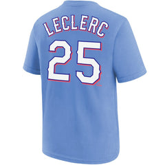 Jose Leclerc Texas Rangers Nike Youth Name & Number T-Shirt - Light Blue - Nike Discount