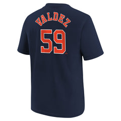 Framber Valdez Houston Astros Nike Youth Name & Number T-Shirt - Navy - Nike on Sale