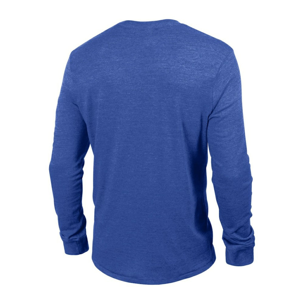 St. Louis Blues Champion Multi-Logo Tri-Blend Long Sleeve T-Shirt - Heather Blue - NHL 200838099