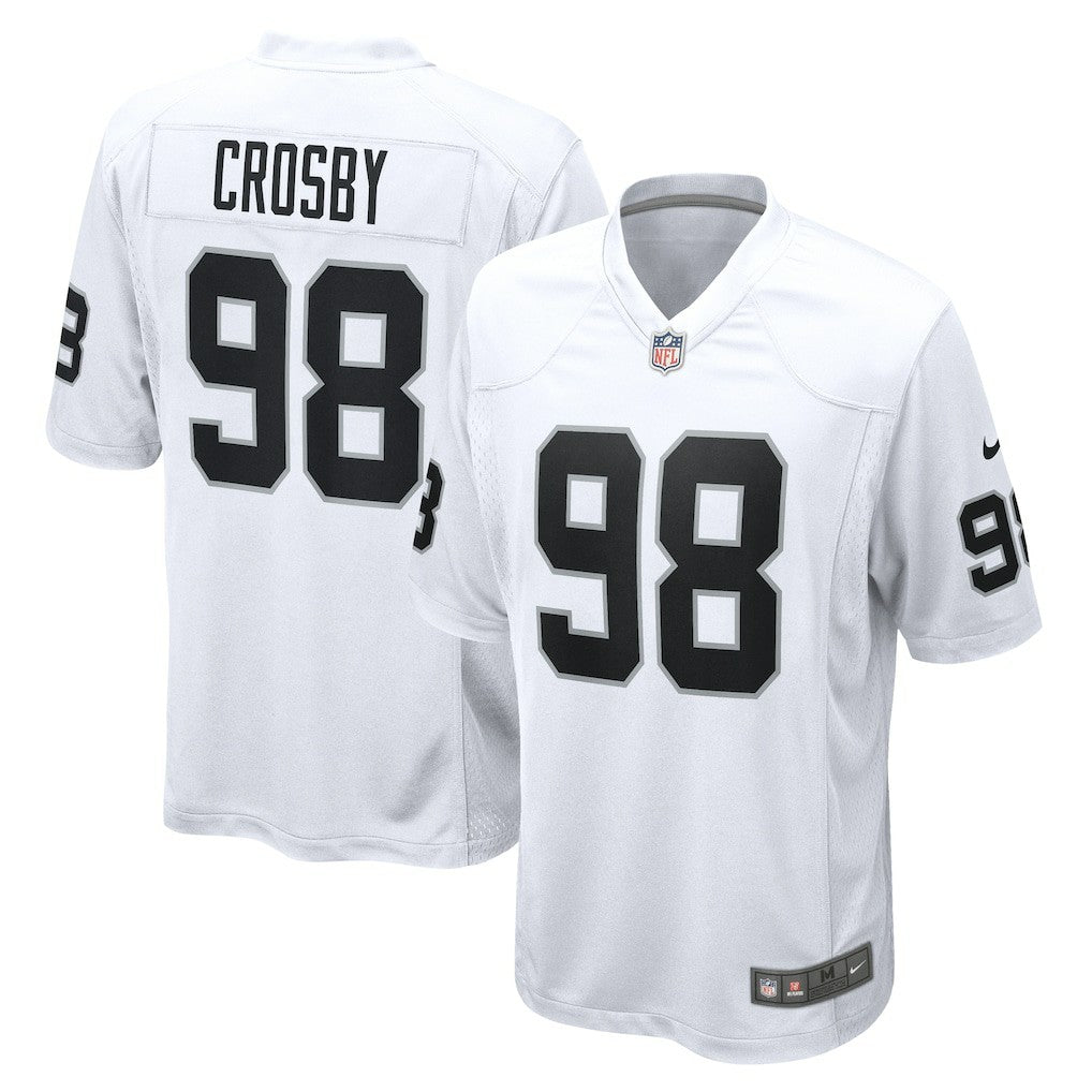 Nike Maxx Crosby Las Vegas Raiders Game Jersey White