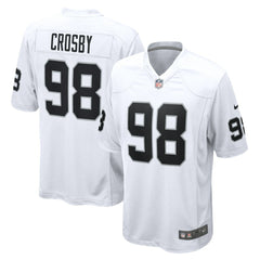 Nike Maxx Crosby Las Vegas Raiders Game Jersey White