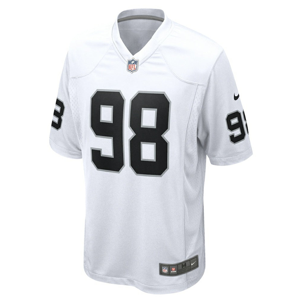 Nike Maxx Crosby Las Vegas Raiders Game Jersey White