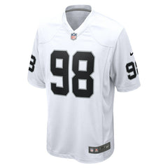 Nike Maxx Crosby Las Vegas Raiders Game Jersey White