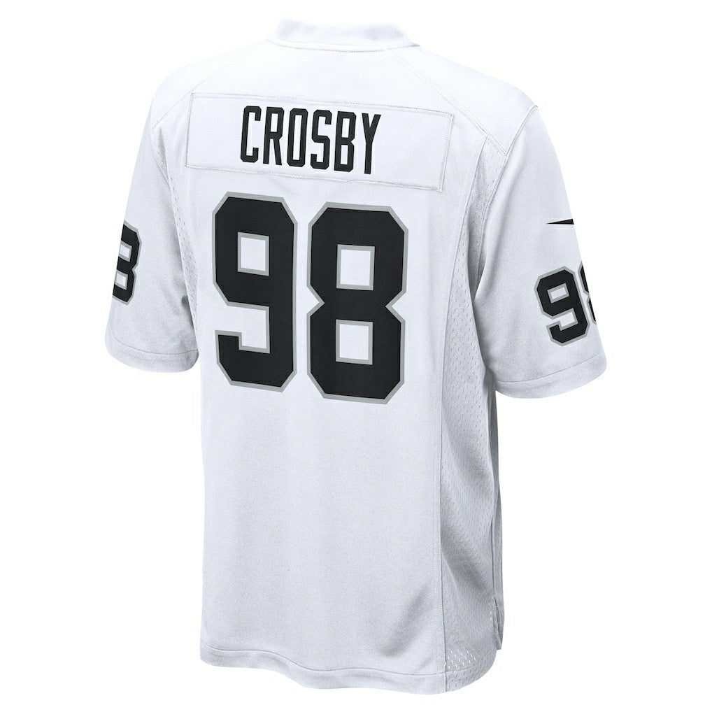 Nike Maxx Crosby Las Vegas Raiders Game Jersey White