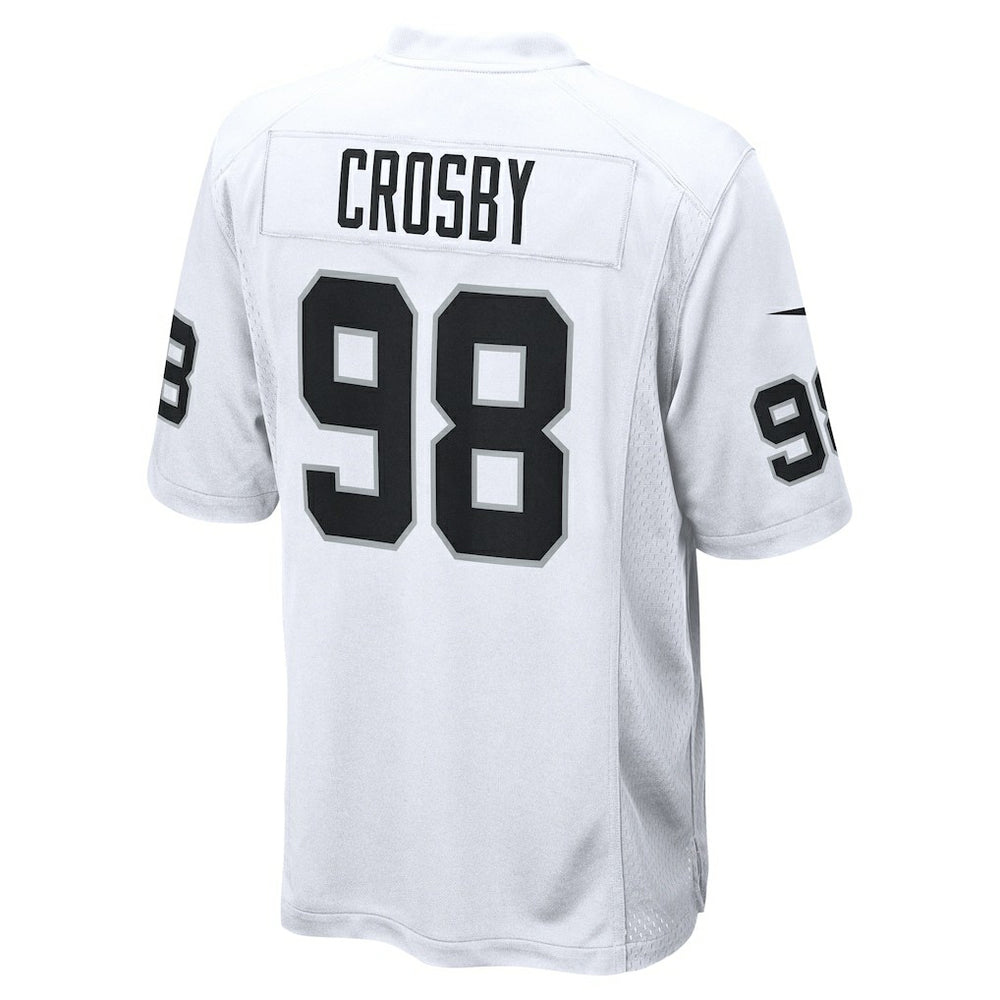 Nike Maxx Crosby Las Vegas Raiders Game Jersey White