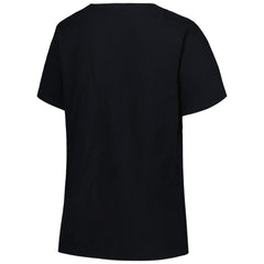 Orlando Magic Profile Women's Plus Size Arch Over Logo V-Neck T-Shirt Black