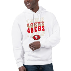 San Francisco 49ers Starter Unisex Name Drop Logo Pullover Hoodie White