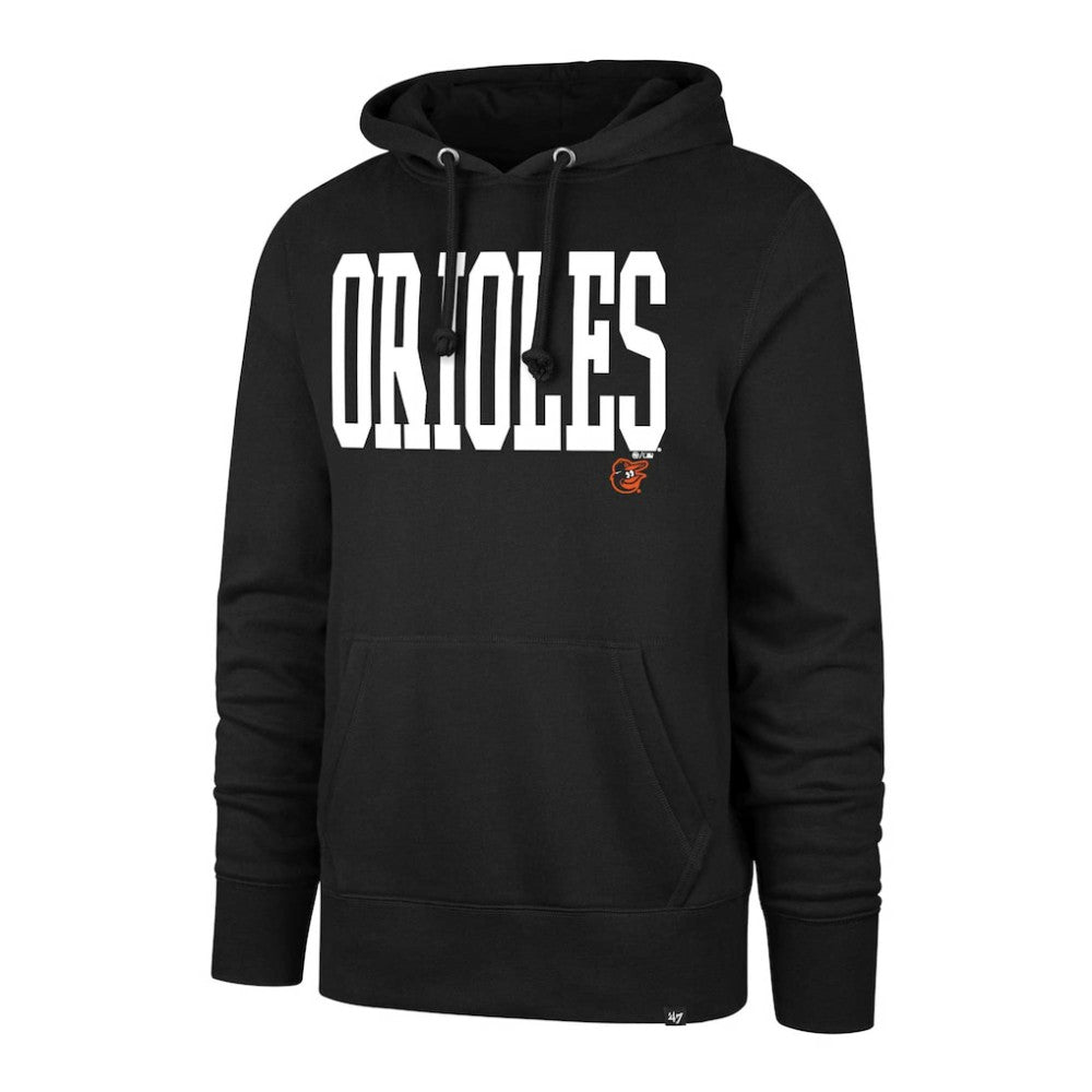 Baltimore Orioles '47 Dime Headline Pullover Hoodie - Black - 47 brand Sale