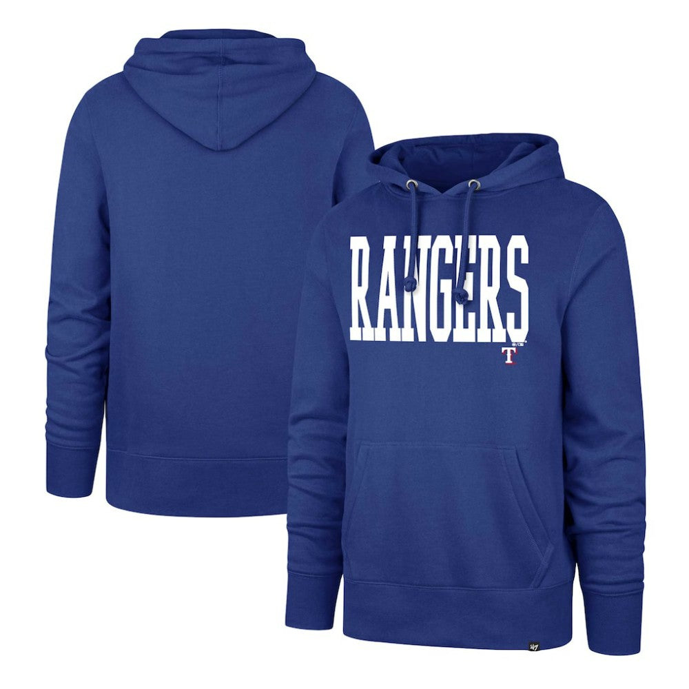 Texas Rangers '47 Dime Headline Pullover Hoodie - Royal - 47 brand on Sale