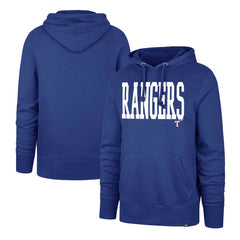 Texas Rangers '47 Dime Headline Pullover Hoodie - Royal - 47 brand on Sale
