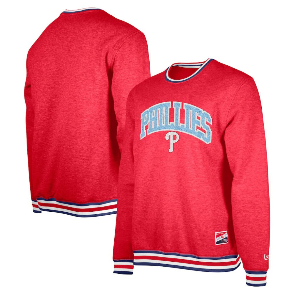 Philadelphia Phillies New Era Pullover Sweatshirt - Red - New Era on Sale
