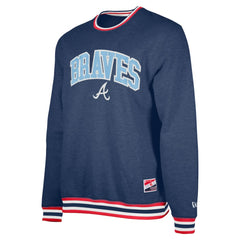 Atlanta Braves New Era Pullover Sweatshirt - Navy - New Era Online