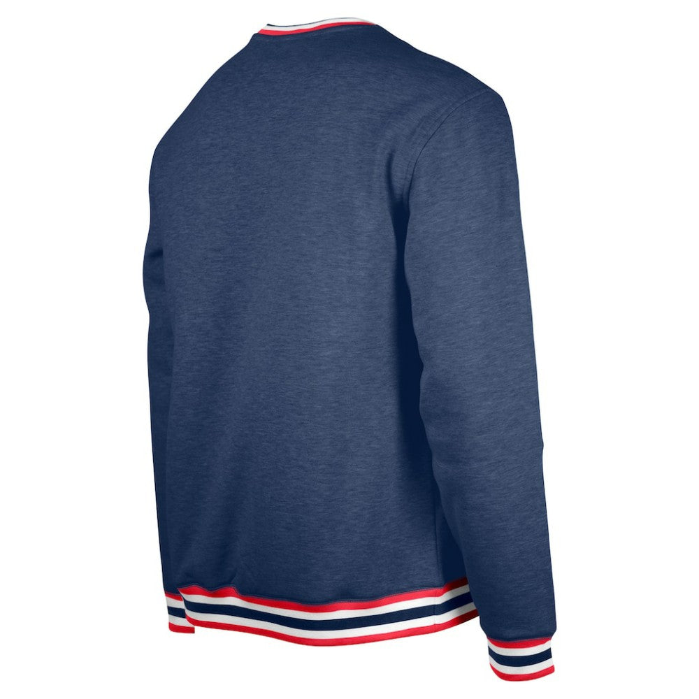 Atlanta Braves New Era Pullover Sweatshirt - Navy - New Era Online